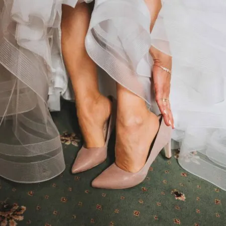 nude heels for wedding featured image