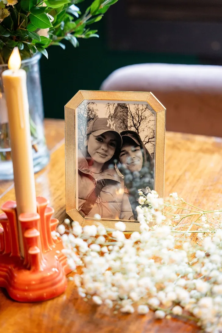 framed picture of couple
