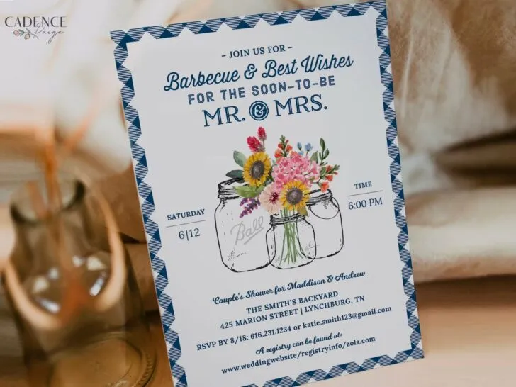 barbecue couples wedding shower ideas