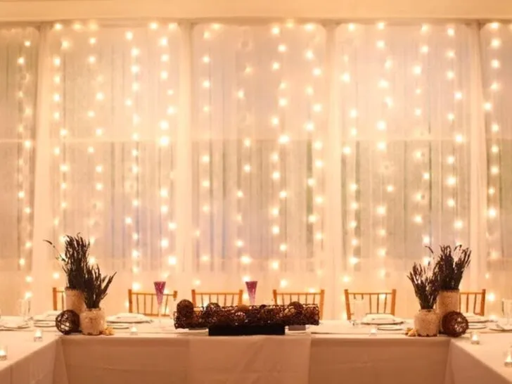 romantic diy string lights