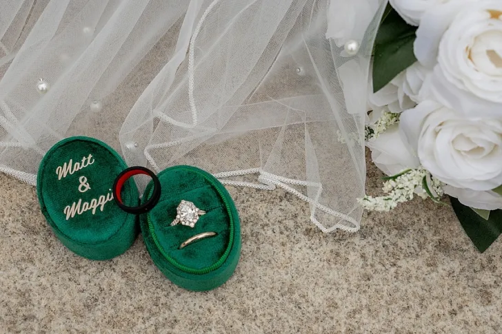 Custom Made green ring box