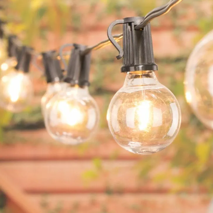 amazon wedding decor - globe string lights