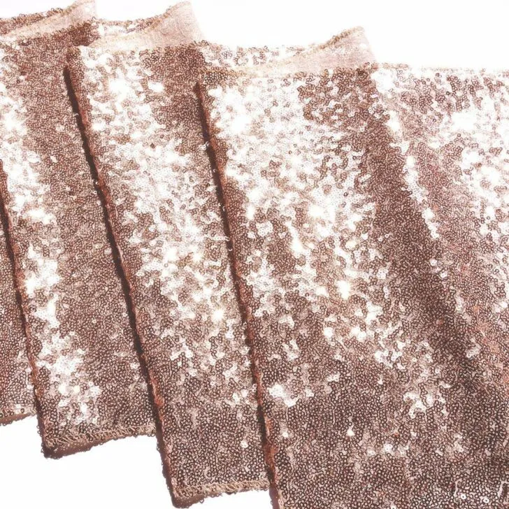 amazon wedding decor - sequin table runner