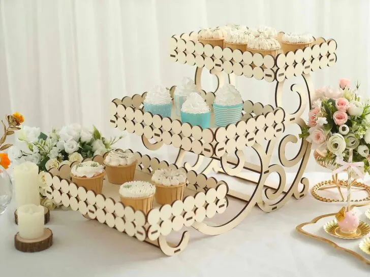wedding shower dessert table