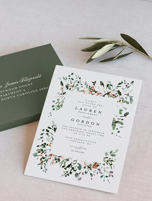 Minted 2021 Wedding Invitation Collection