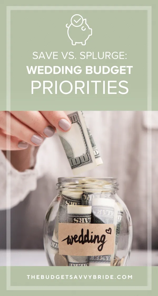 When it comes to your wedding plans... how do you decide what to prioritize? Learn how one financial expert suggests deciding where to splurge and where to save.