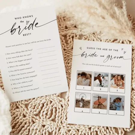 bridal shower games