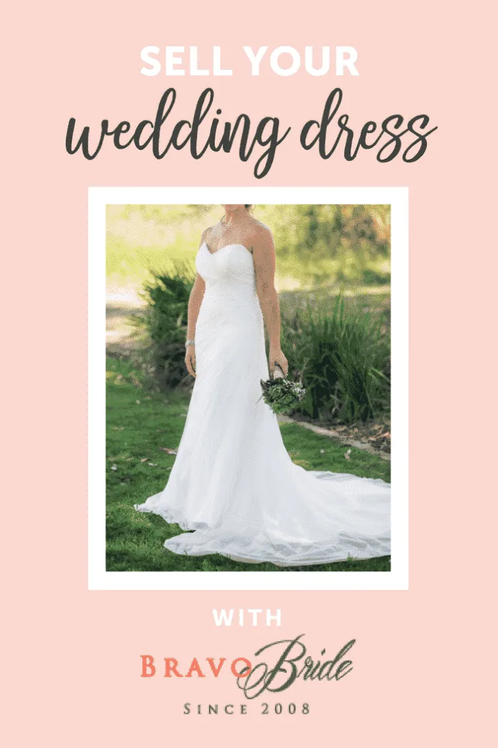sell your wedding dress with bravobride
