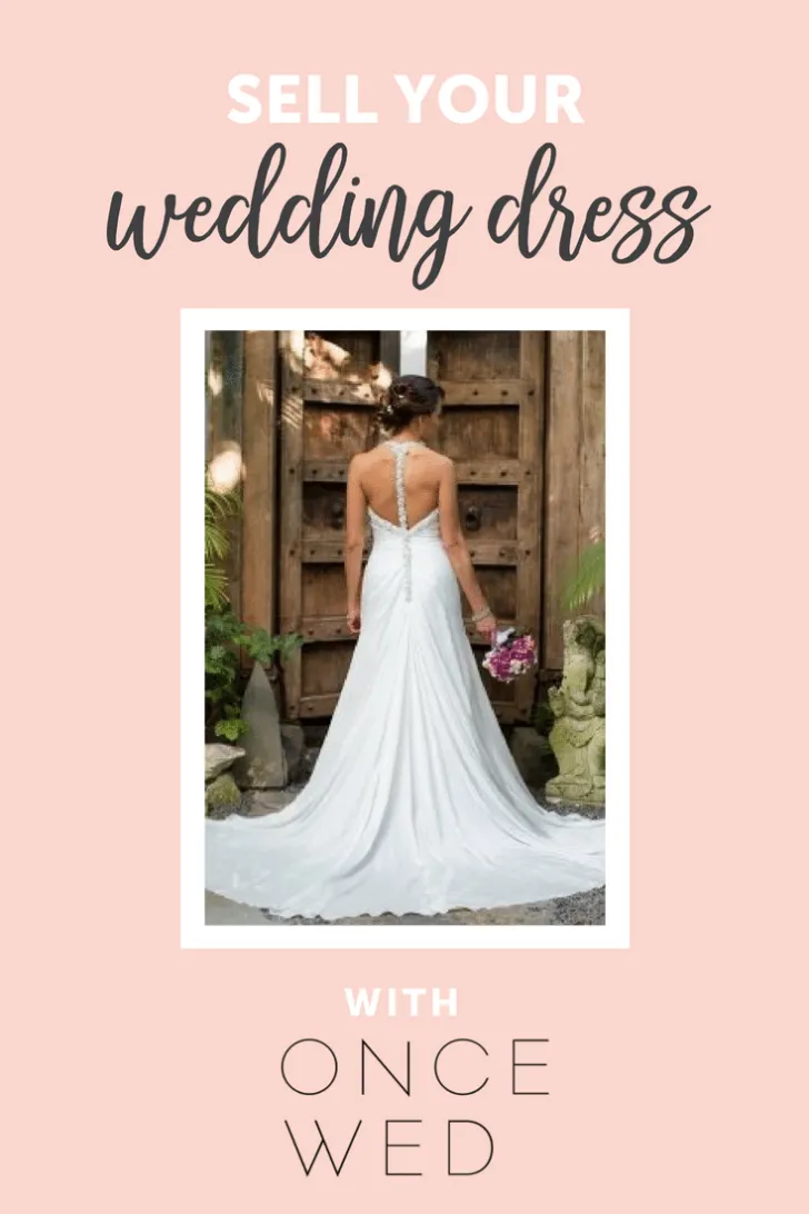 sell your wedding dress on oncewed