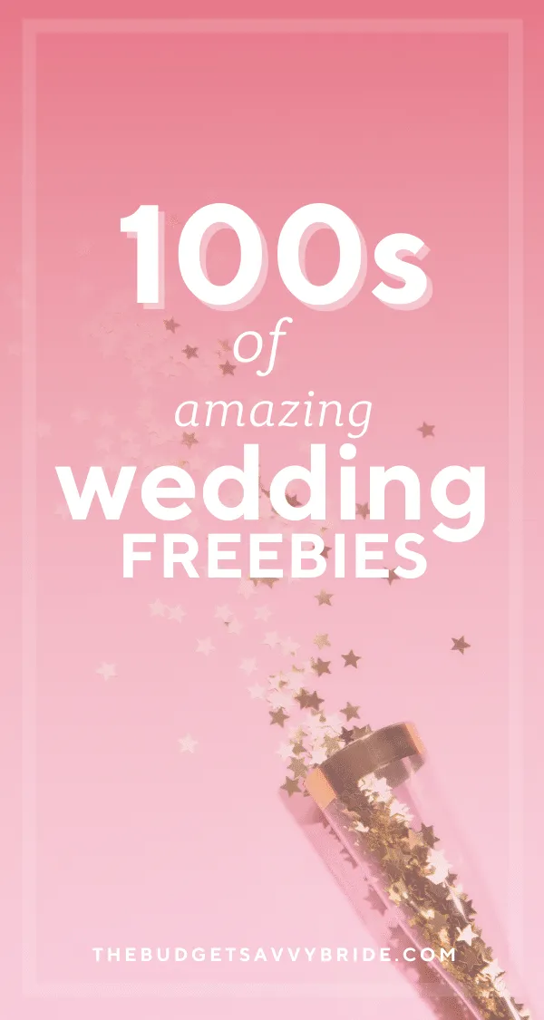 Getting married comes with savvy perks! Check out this list of the Best Wedding Freebies for Engaged Couples in 2021 to score some free stuff for your wedding!