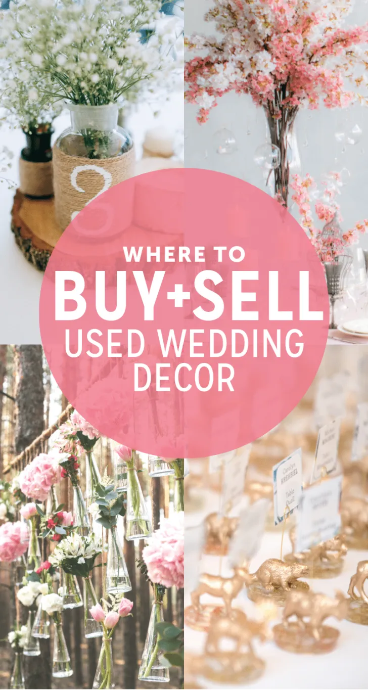 where to buy or sell used wedding decor