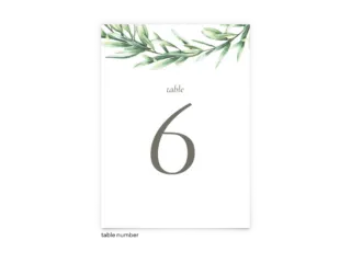 Free Editable Wedding Table Numbers • Chelsea Collection • The Budget Savvy Bride
