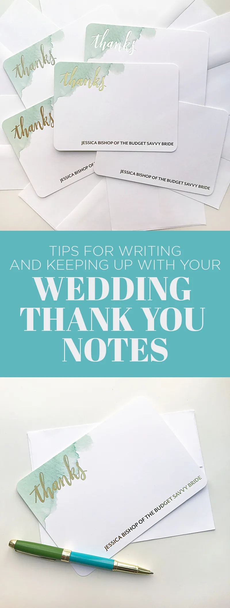 Check out these wedding thank you note tips and personalized stationery by Wedding Paper Divas! Learn how to keep up with and write your thank you's!