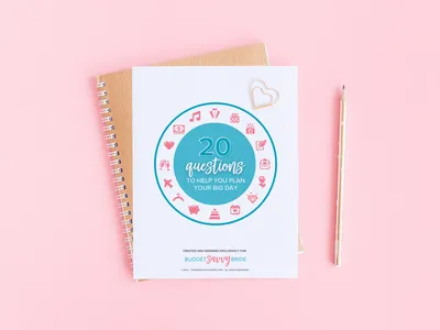20 Questions of Wedding Planning: Free Printables!